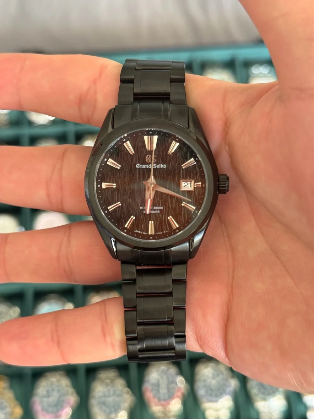 Seiko Mod: Blacked Out Grand Seiko